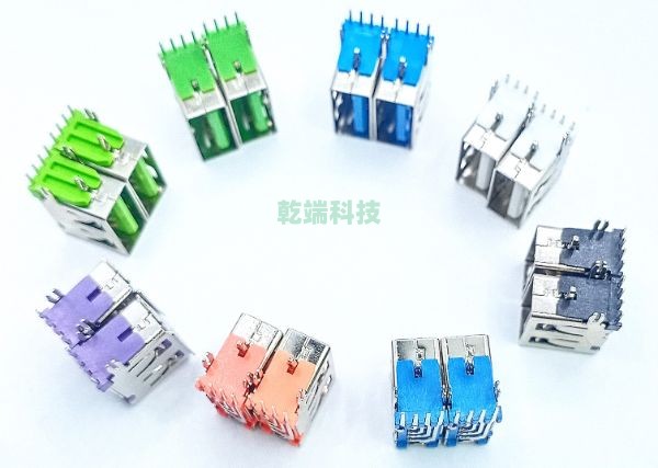USB AF 10.0 側(cè)插無(wú)邊鐵殼 O型腳 白膠PBT H62