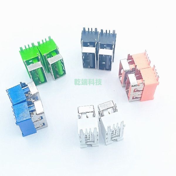 USB AF 10.0側(cè)插半包 大電流